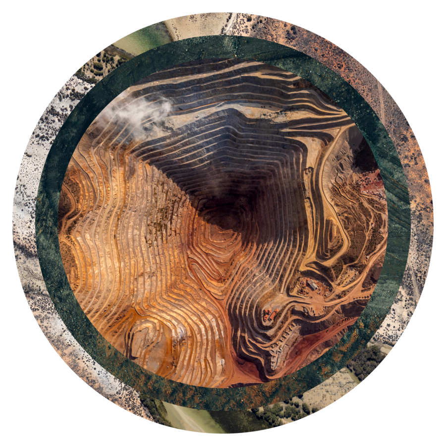 Equipoise circle device: an aerial open-pit mine